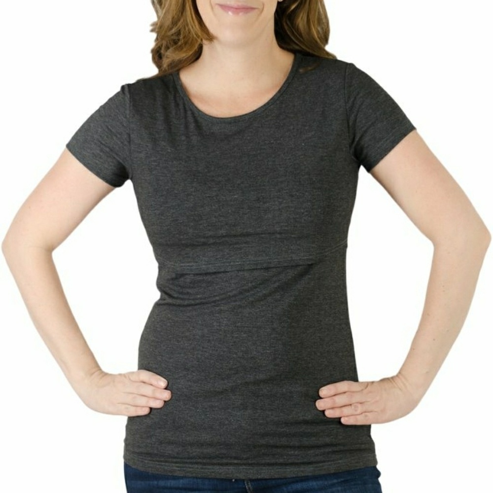 Latched Mama Nursing Tee Shirt Medium